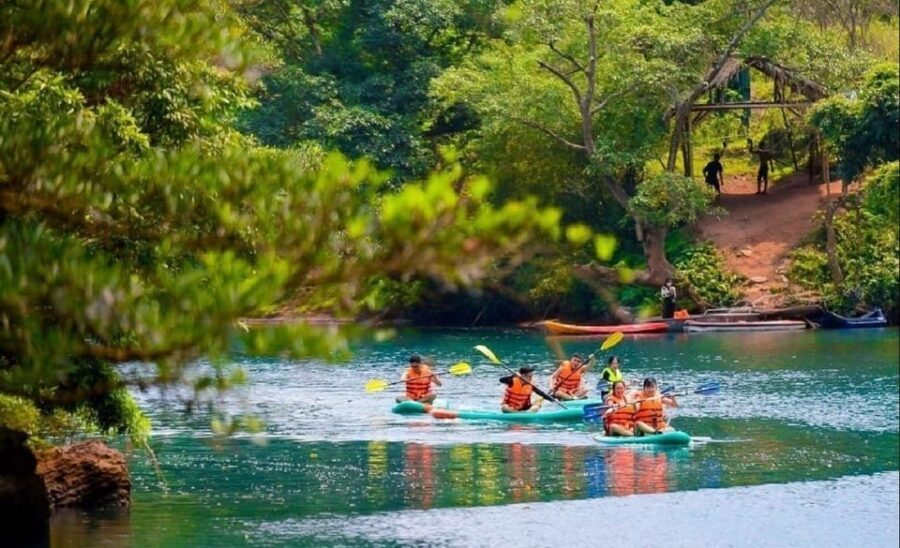 Zipline Dark Cave & Phong Nha Cave Tour : Dong Hoi/Phong Nha - Dark Cave: Zipline, Torch Walk, Mudbath, and Kayak Return